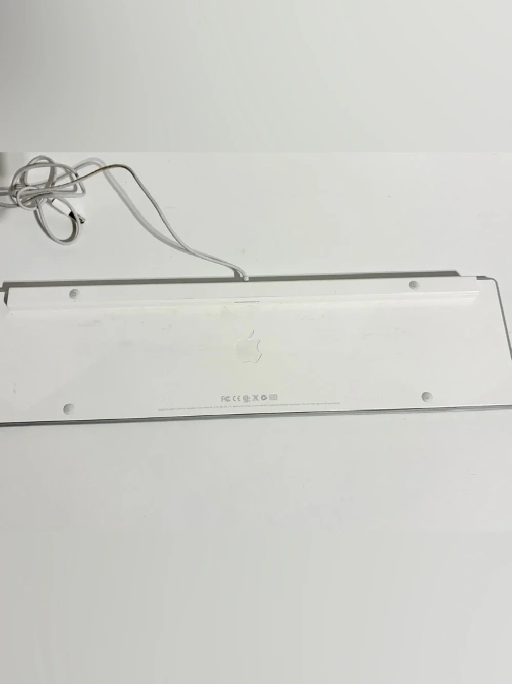 Genuine A1243 Apple Aluminum Wired Keyboard Numeric Keypad USB Mac 2007 US